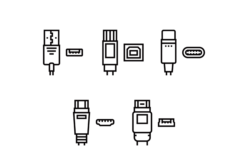 様々なusbアイコン