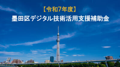 墨田区デジタル技術活用補助金