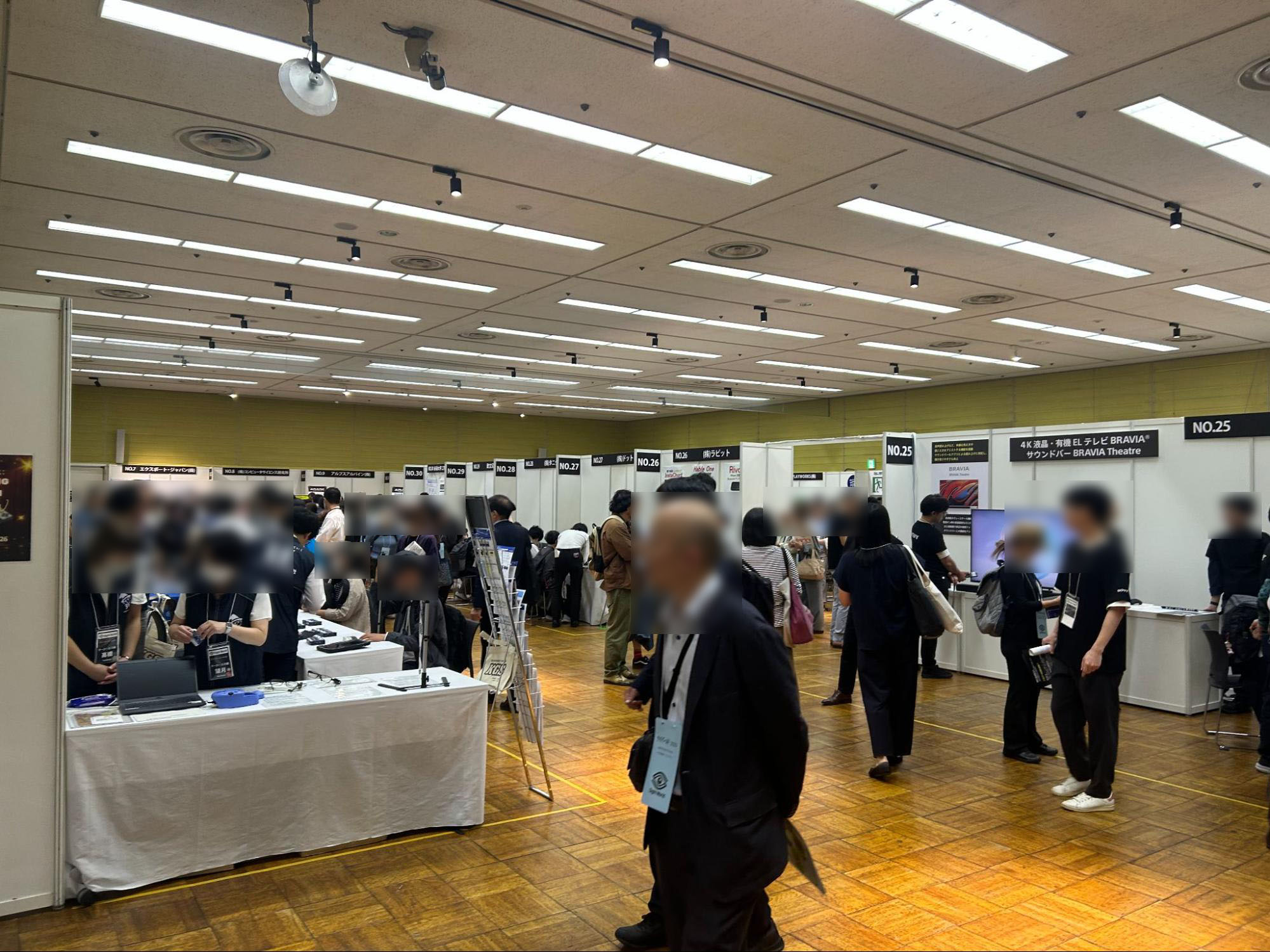 触って分かる会場案内図