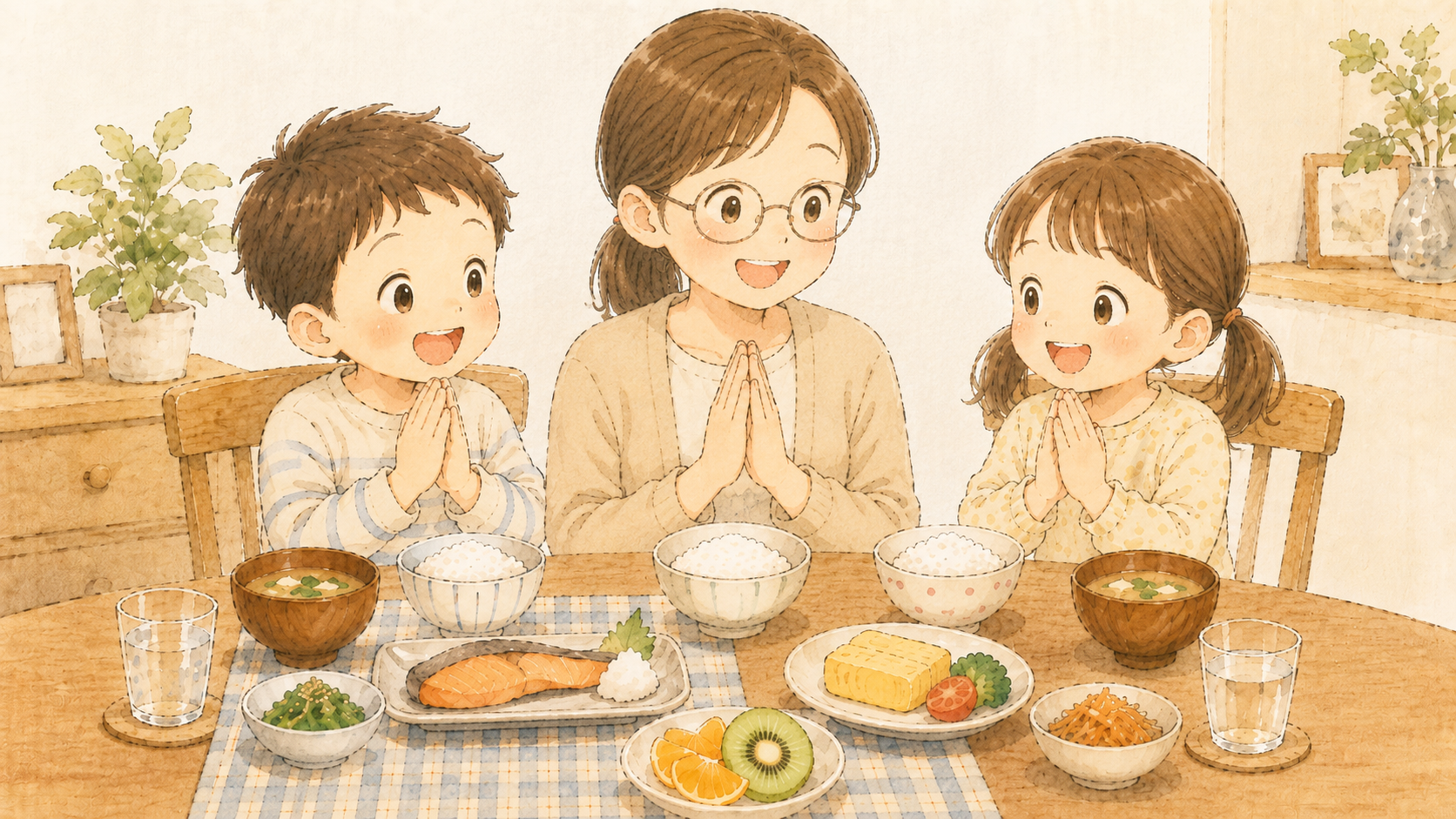 笑顔でいただきます！のイメージ