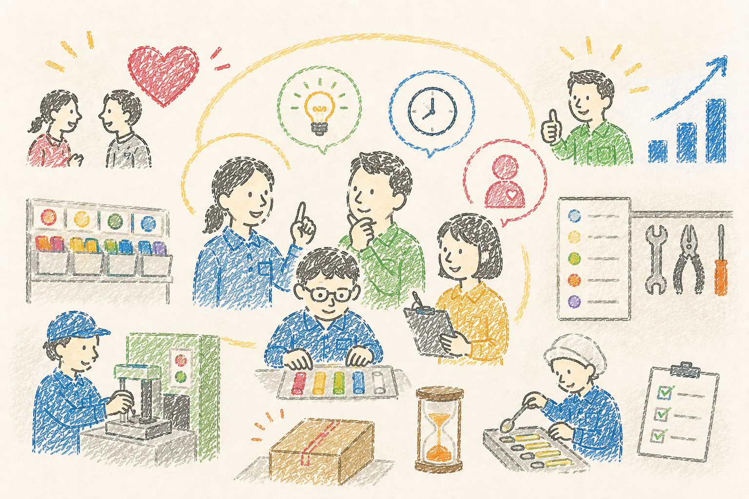 人に合わせて、仕事のやり方を変える